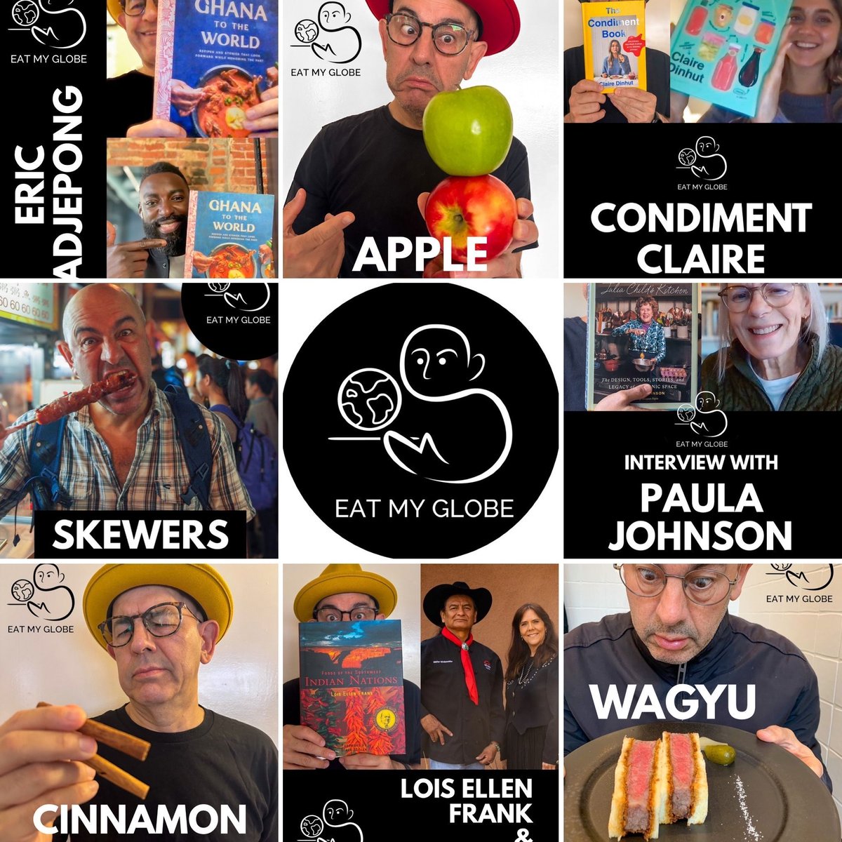 Eat My Globe (@eatmyglobepcast) on Twitter photo Thanks for tuning in to Season 13 of the #EatMyGlobe podcast. Much thanks to <a href="/chefadjepong/">Eric Adjepong</a> @condimentclaire <a href="/amhistorymuseum/">National Museum of American History</a>’s Paula Johnson & @red_mesa_cuisine for the fun chats. If you missed an episode, catch up wherever you listen to podcasts or EatMyGlobe.com. Thanks for tuning in to Season 13 of the #EatMyGlobe podcast. Much thanks to <a href="/chefadjepong/">Eric Adjepong</a> @condimentclaire <a href="/amhistorymuseum/">National Museum of American History</a>’s Paula Johnson & @red_mesa_cuisine for the fun chats. If you missed an episode, catch up wherever you listen to podcasts or EatMyGlobe.com.