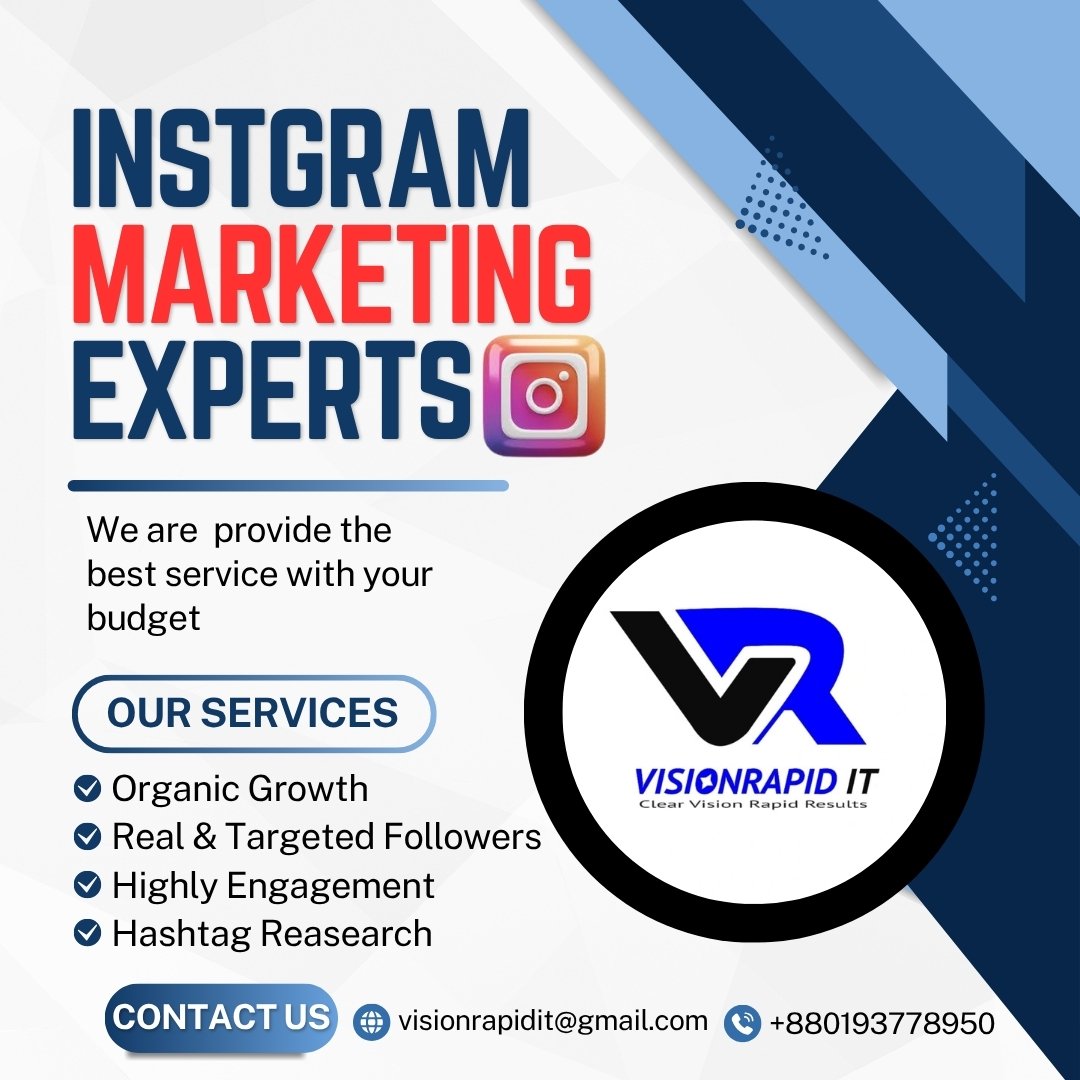 Visionrapidit's tweet photo. 🚀 Ready to Boost Your Brand?
VisionRapid IT delivers Instagram marketing that works!
✅ Custom Strategies
✅ Engaging Content
✅ Real Growth
✅ Targeted Ads
Let’s grow your biz!
📞 +8801937708950
📧 visionrapidit@gmail.com
#visionrapidit #instagram #instagramgrowth https://t.co/7xamJiEaiG