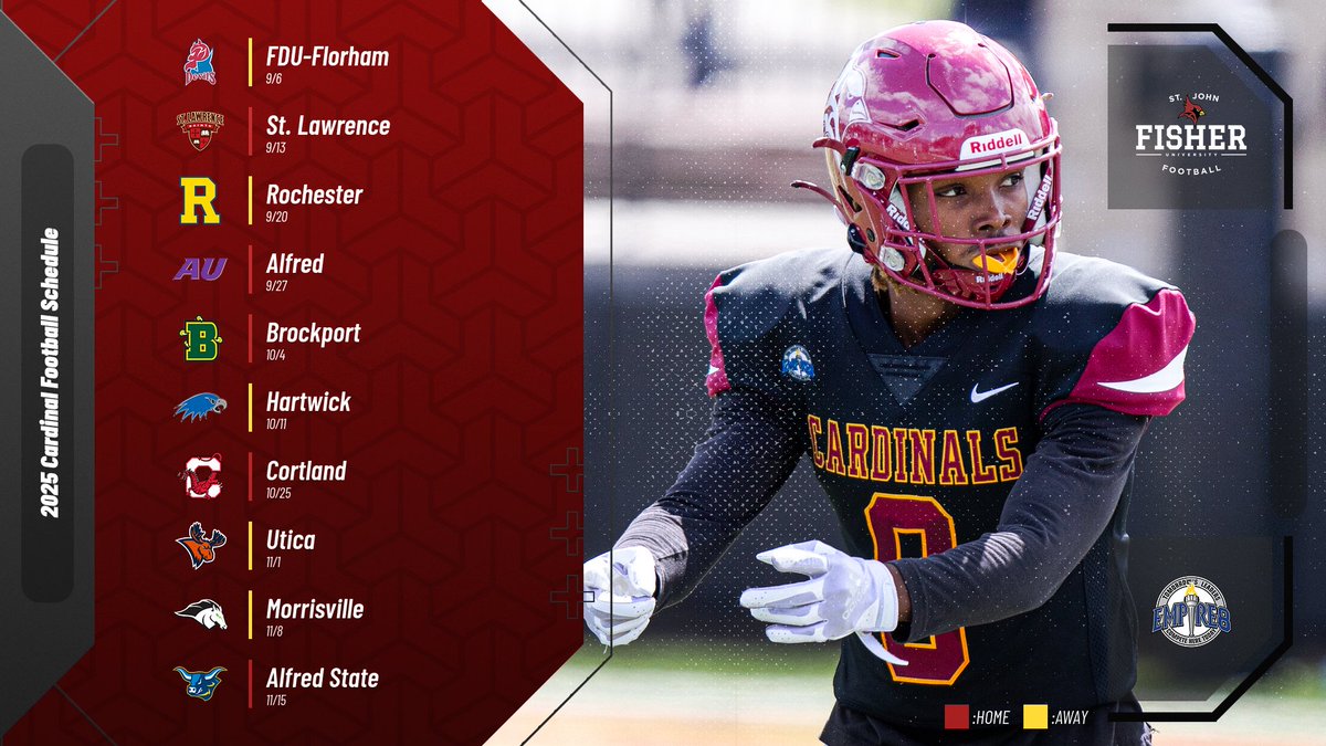 Clock is Ticking......⏰😈

Here is your 2025 Cardinal Football Schedule:

#RollCards