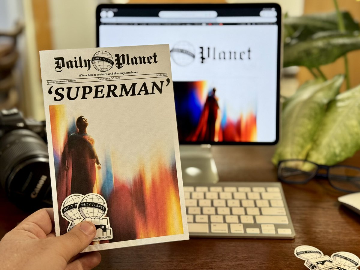 DailyPlanetDC's tweet image. We’re thrilled to see #Superman tonight! We will be giving out a few mementos to the 10 people joining us in Minneapolis for the movie! Comment on how you’ll be watching the movie and what you’re most excited about!