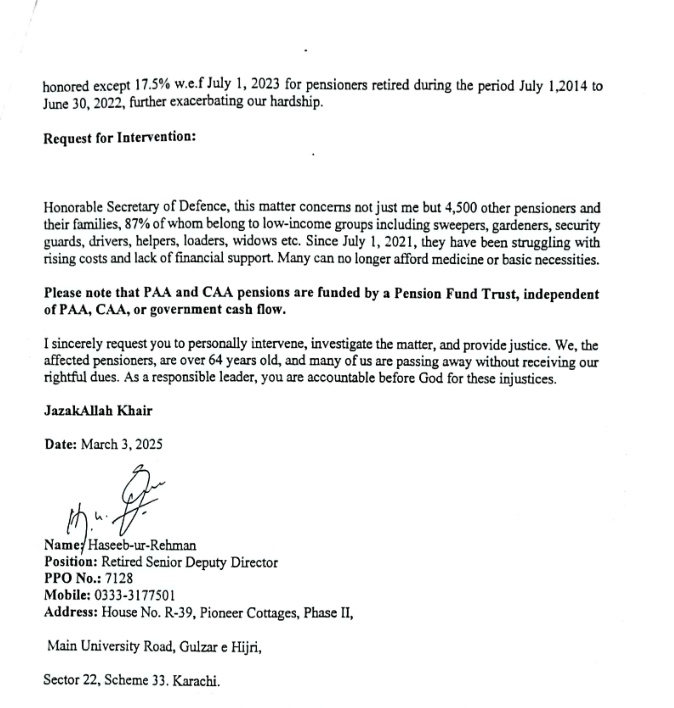 obaidaghajan's tweet image. #pensioners of #PCAA once again approached #SecrateryDefence, #ChairmamPCAA board It is sad that for the last many years, pensioners have been running pillors to post for their legitimate rights of out standing dues and increase of pension. @official_pcaa @PakiAviation #aviation