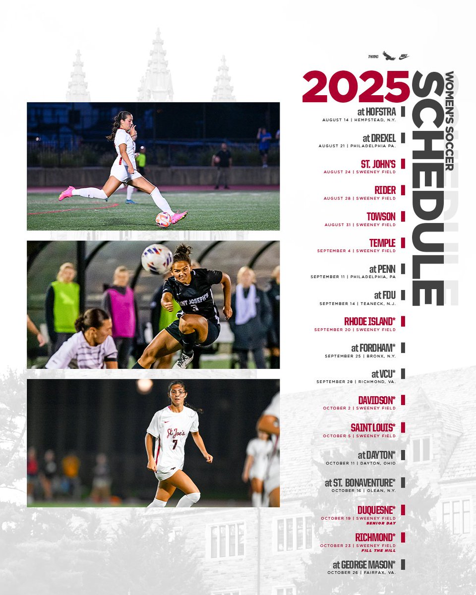 🚨🚨 𝟐𝟎𝟐𝟓 𝐒𝐂𝐇𝐄𝐃𝐔𝐋𝐄 𝐑𝐄𝐋𝐄𝐀𝐒𝐄𝐃 🚨🚨

The Hawks will play 18 matches this season with the home schedule kicking off against St. John's on August 24!!

📰 | bit.ly/4lmkfFC