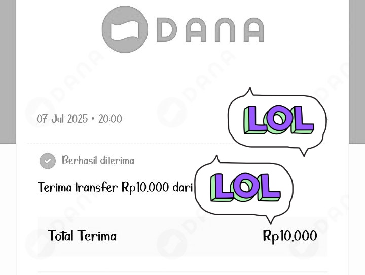 alhamdulilah, cuan lagi walaupun receh tapi no tipu tipu ya. makin semangat nih ngejo nya