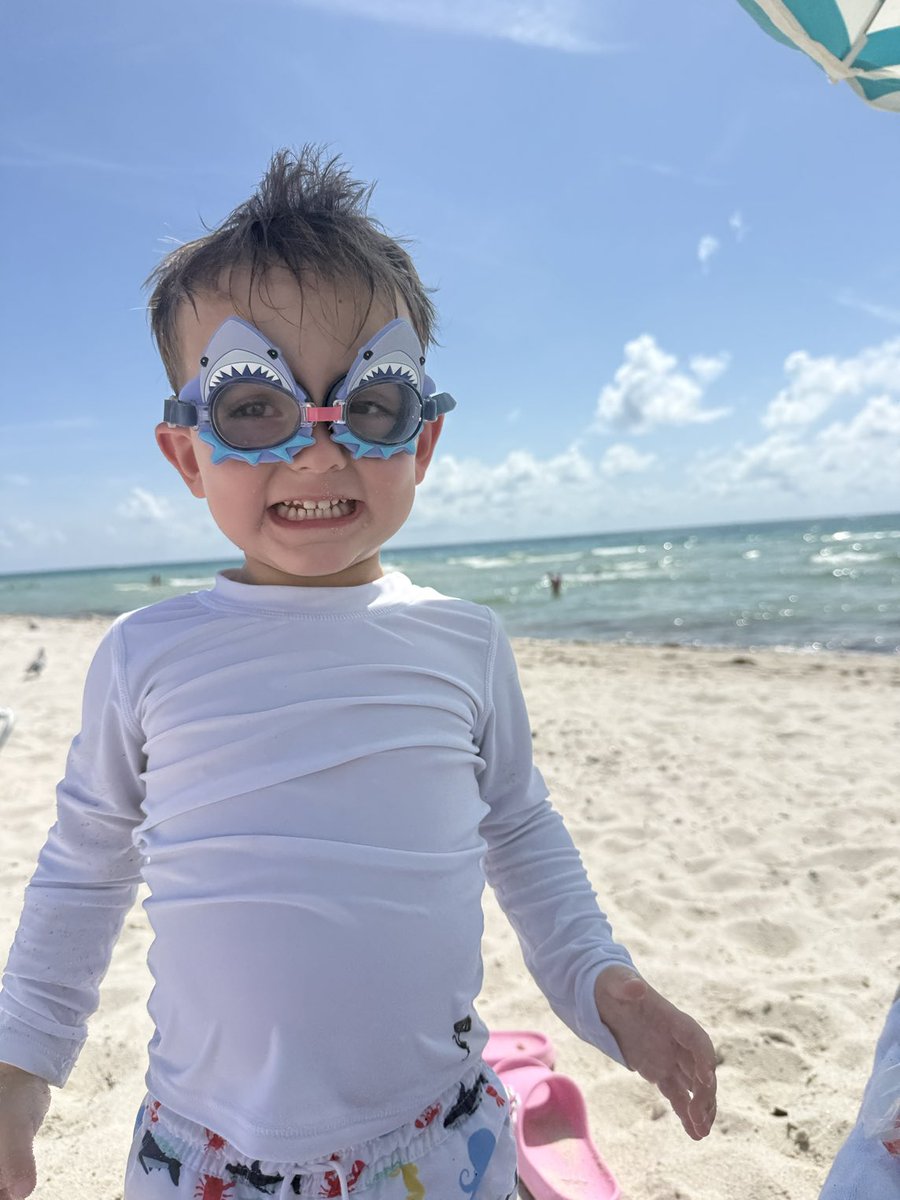Robert’s ready for the beach!
