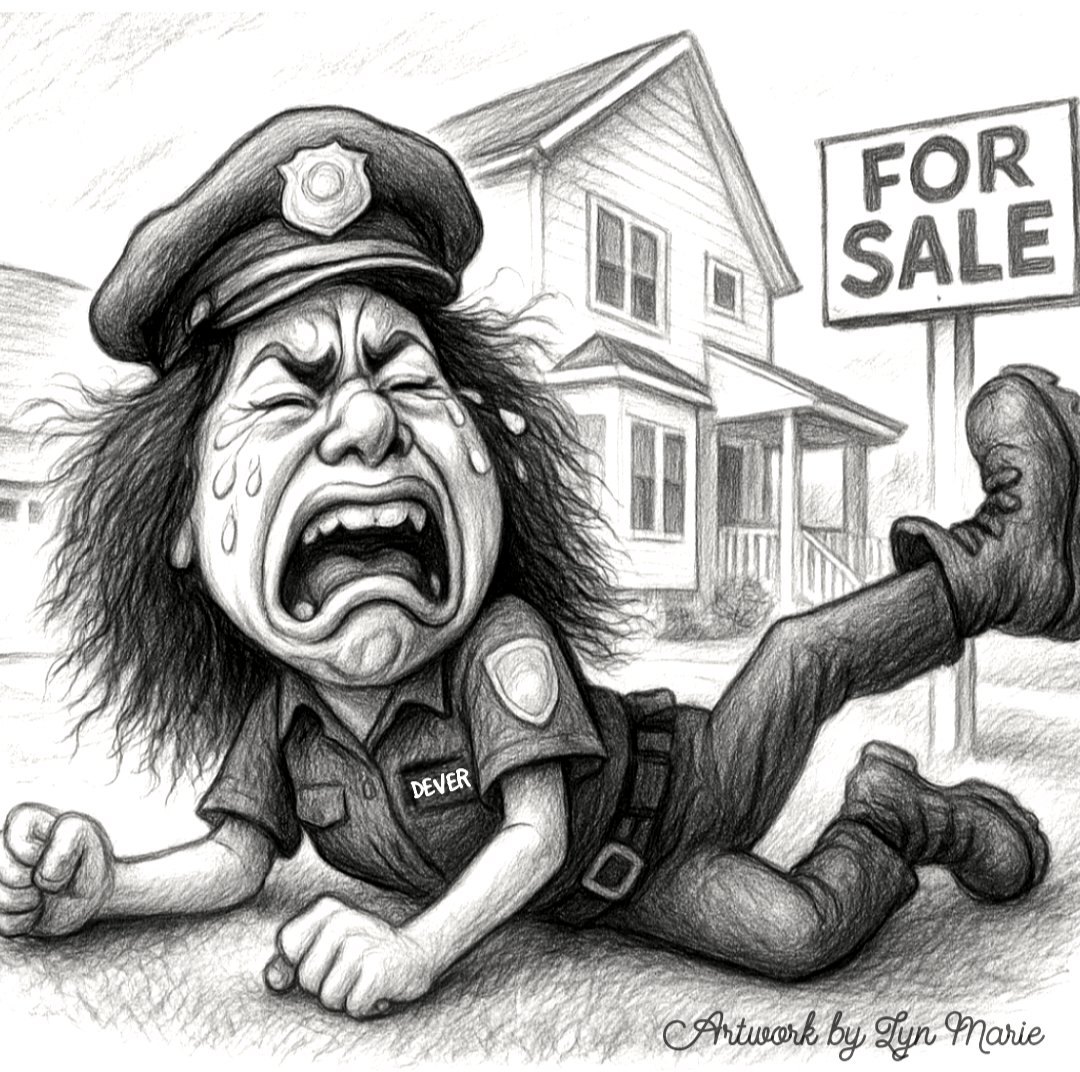 🔥Officer Kelly Dever Caricature Drop🔥

She torched her career with “false memories” and a smug attitude—now she’s on leave, and in my drawing, packing up that overpriced house she bought after backpedaling for the McAlberts.

Hope it was worth it, Kelly. Loyalty to liars