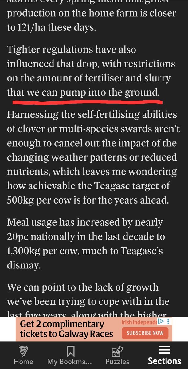 Darragh McCullough in this weeks Farming Independent. Not mad about this kind of language from one of our more high-profile farmers. He should be a little more careful with the language he uses.