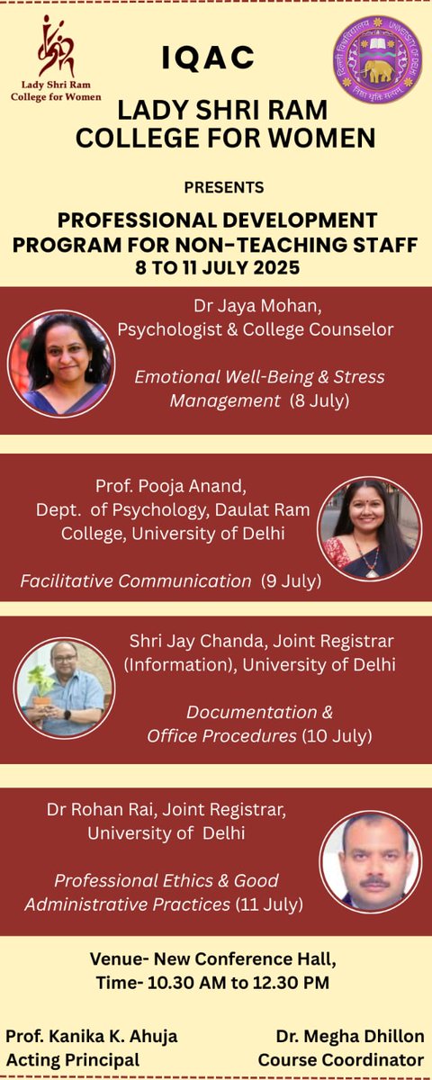 lsrcollege56's tweet image. #LSR #NonTeaching #DU Professional development program for non teaching staff of LSR witnessed enthusiastic participation. Blowing away stresses in an engaging session on Emotional Wellness by psychologist Jaya Mohan