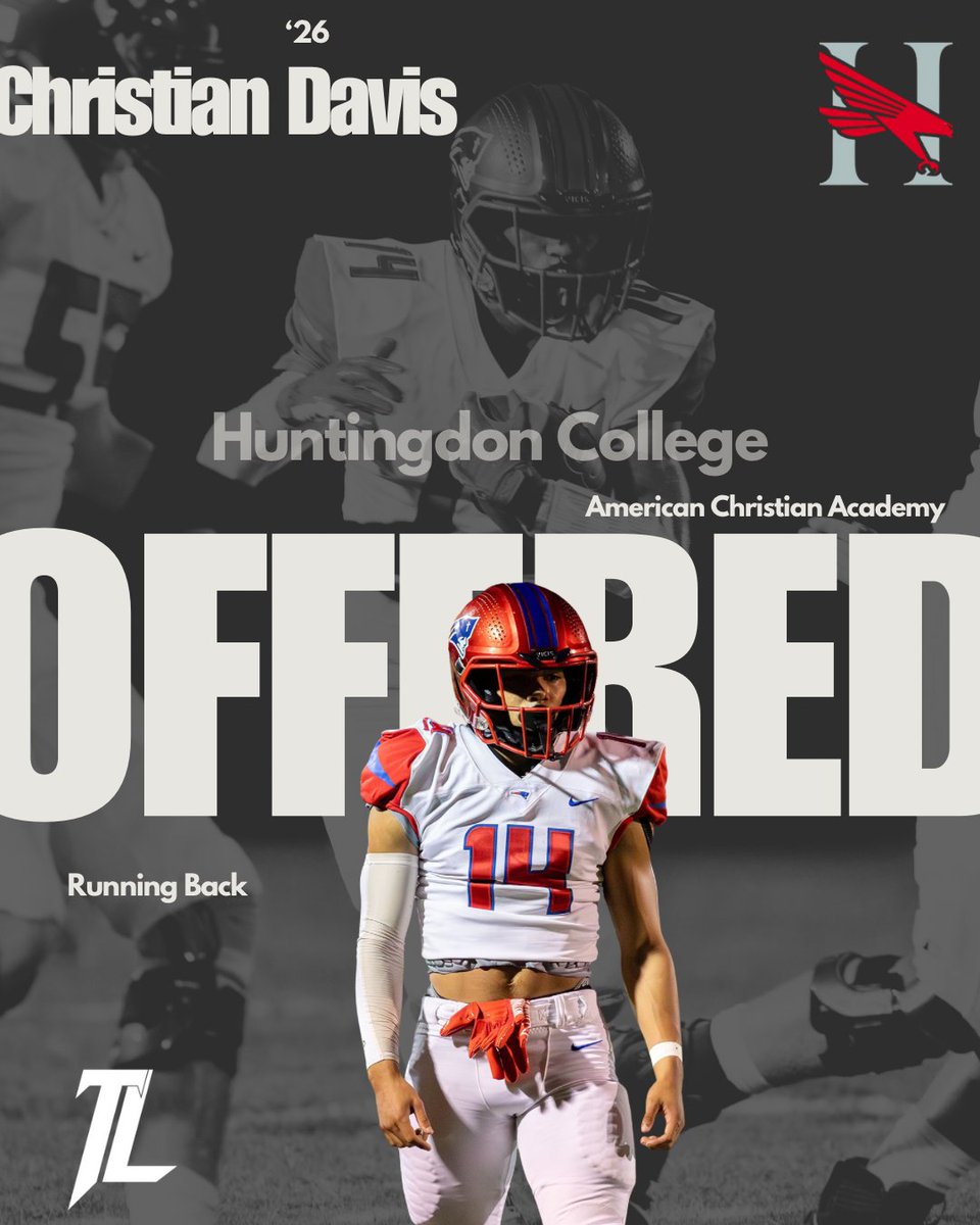 Christian Davis (@cj_davis14) on Twitter photo Blessed and thankful! <a href="/AL_Recruiting/">AL Recruiting</a> <a href="/AL7AFootball/">Alabama7AFootball</a> <a href="/BradenGreen19/">Braden Green</a> <a href="/HawksFootball/">Huntingdon Football</a> <a href="/1_Gramm_/">Austin Grammer</a> @annaesnyder2 <a href="/RecruitsRising/">Rising Recruits</a> <a href="/5StarScouting/">5StarScouting™</a> Blessed and thankful! <a href="/AL_Recruiting/">AL Recruiting</a> <a href="/AL7AFootball/">Alabama7AFootball</a> <a href="/BradenGreen19/">Braden Green</a> <a href="/HawksFootball/">Huntingdon Football</a> <a href="/1_Gramm_/">Austin Grammer</a> @annaesnyder2 <a href="/RecruitsRising/">Rising Recruits</a> <a href="/5StarScouting/">5StarScouting™</a>