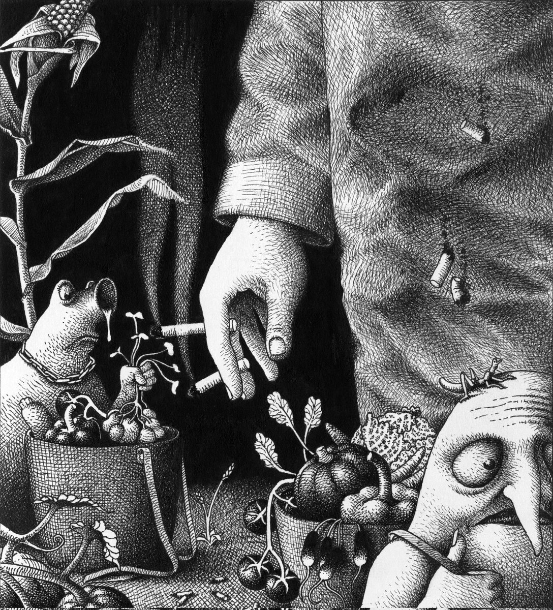 La récolte des légumes