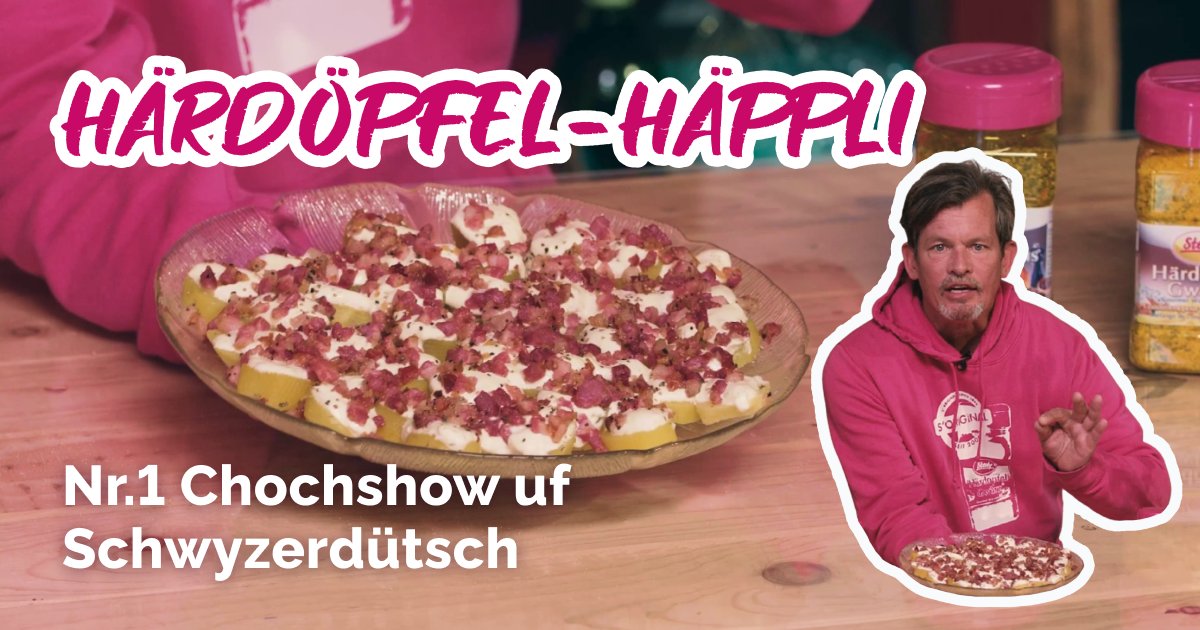 stedy's tweet photo. 🥔 3 Zutatä. 1 Pfanne. 0 Stress.

Mit öisem HärdöpfelGwürz wird us simplen Härdöpfel dä ultimativi Häppli-Genuss! 💥

Schnell, würzig, mega eifach – und alli liäbed’s! 😍

👉 Jetzt s’Video luege & Häppli nachzaubere: https://t.co/CtdwzGbg4b

➡️ Link zum Original Stedy Online-Shop mit allen feinen Produkten: https://t.co/3UxBfDKJcm...?utm_source=twitter&utm_medium=social&utm_content=ap_g50s2sqler

➡️ Link für KMU Mitarbeitergeschenke: https://t.co/3UxBfDKJcm...?utm_source=twitter&utm_medium=social&utm_content=ap_g50s2sqler

#stedykochshow  #stedyrezept #stedygwürz #härdöpfel #häppli #apero #canapes
