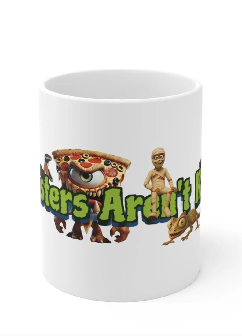 Perfect for those of us who are total #Monsters before we have our coffee.  #MonstersArentReal???? merch is here now!   etsy.com/shop/PopGoesTh…