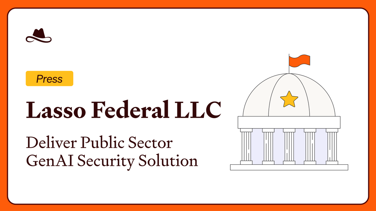 LassoSecurity's tweet photo. @Lasso has launched Lasso Federal LLC to deliver trusted, compliant GenAI security to federal, defense & SLED agencies.
Now available on #AWS #GovCloud & partnering with @SwishData to support secure AI adoption across the public sector.
🔗 https://t.co/YZESRwPskd
#GenAISecurity https://t.co/46McjJeSQM