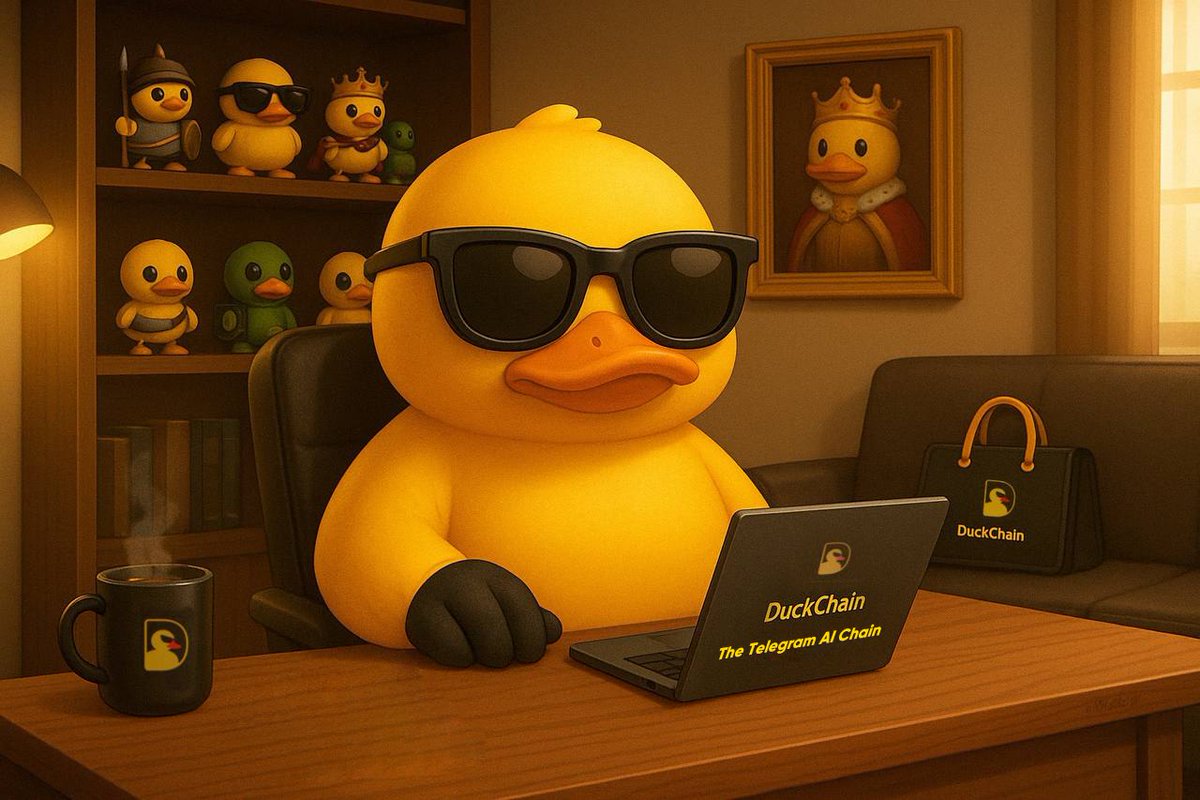 AI is reshaping how we live, work, move, create, and connect in Web2.

What about crypto?

At DuckChain, we’re applying AI to power:
✅ Easy Web3 access
⚡ Seamless on-chain actions
🎯 Personalized user experiences

All through Telegram. 💬

#DuckChain #DUCK #AI #EVM
