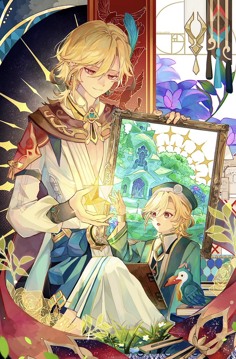 Sakura11587158's tweet photo. - ̗̀ ✧ ʜᴀᴘᴘʏ ʙɪʀᴛʜᴅᴀʏ ✧  ̖́-🏛❣️
 #カーヴェ生誕祭2025 #kaveh https://t.co/nuEJ4lFcMT