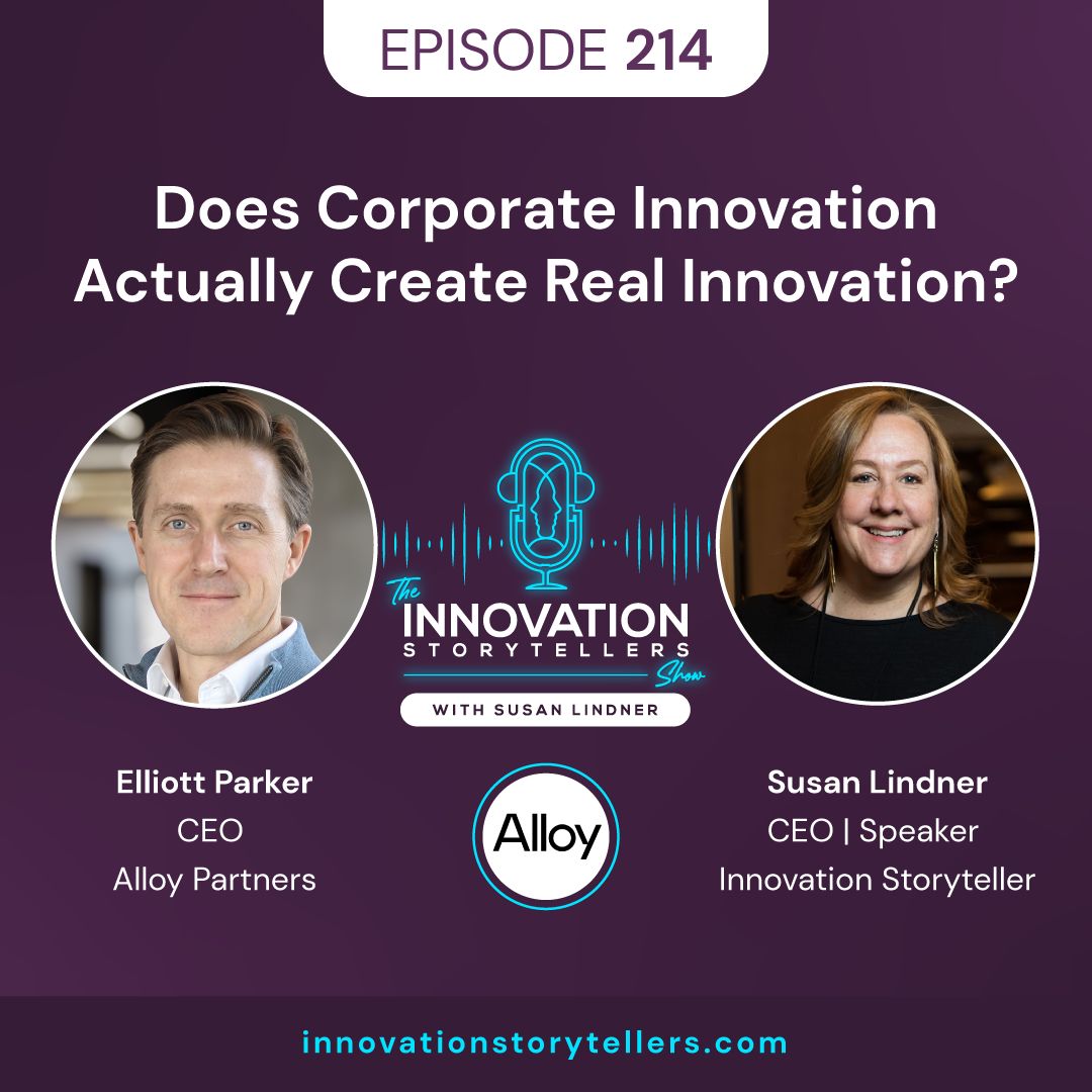 Our CEO <a href="/erparker/">Elliott Parker</a> shares why most corporate innovation fails—and how to fix it—on the Innovation Storytellers podcast that went live today. Listen here: innovationstorytellers.com/podcasts/alloy…