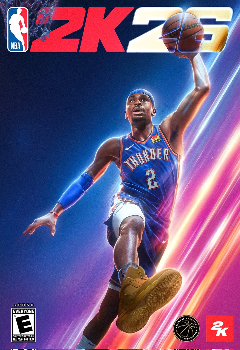 First look: NBA 2K26 Cover ft. SGA 🏆
(Made by me 🎨)