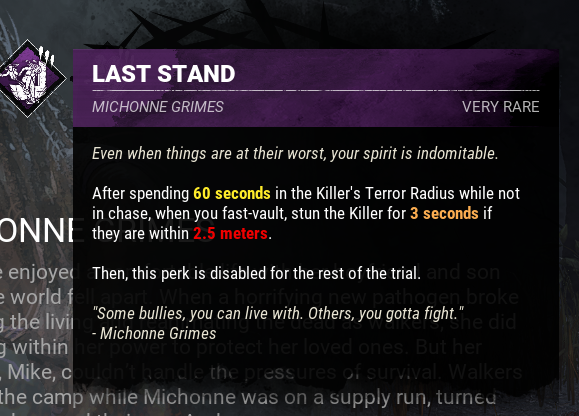 MintSkullYT's tweet image. MICHONNE GRIMES INGAME + PERKS!!!
Hoooly are the perks interesting 💀