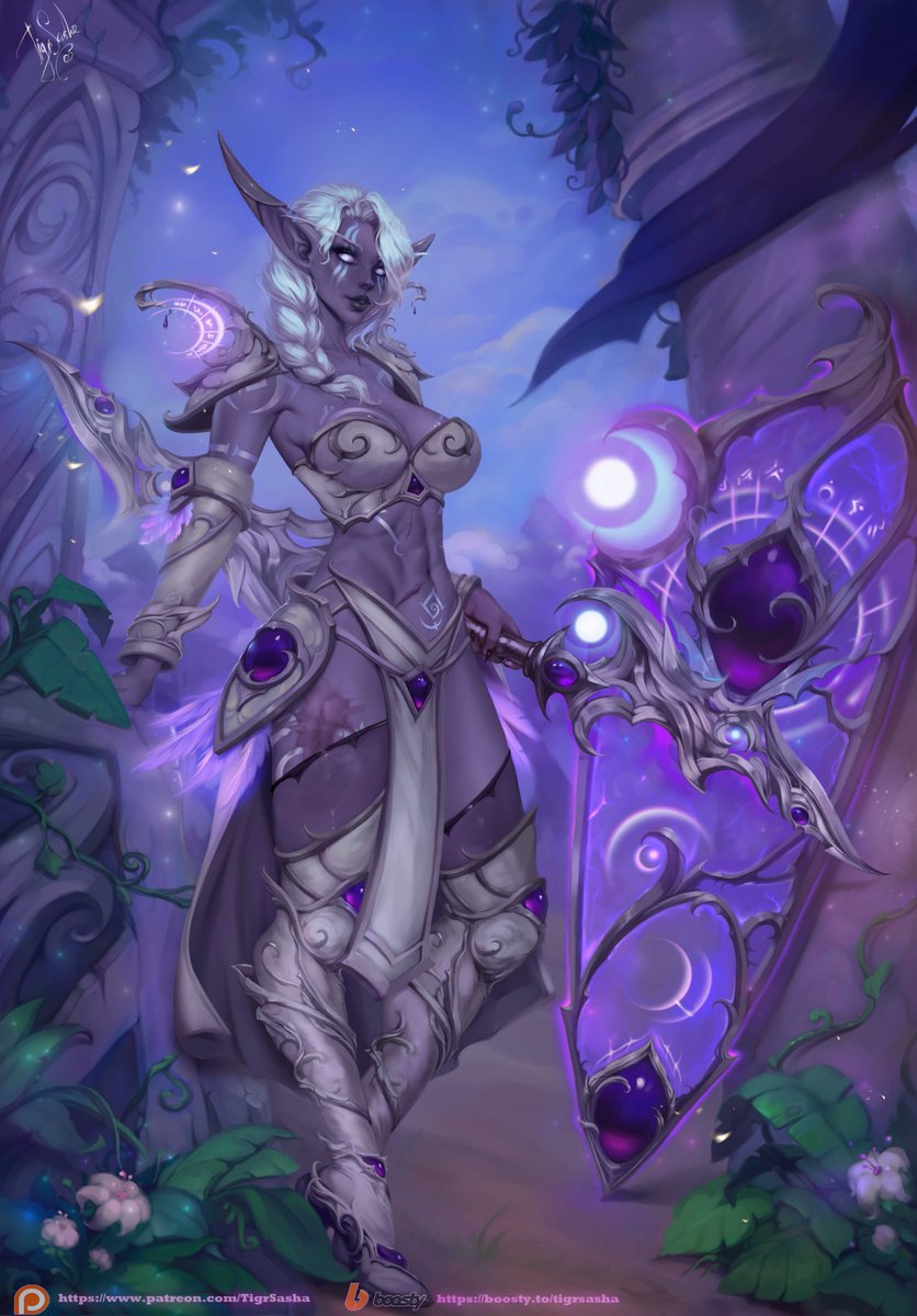 Hello #PortfolioDay 🐯
Hi, I'm TigrSasha artist, I like to draw characters from computer games, DND, book covers.