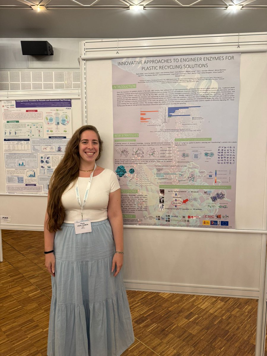 SystemsBiotech's tweet photo. About las week... #Biotrans2025 in Basel was amazing! Our group presented 2 posters showing the work done to fight #plastic contamination. Many inspiring lectures, reunions with far-away colleagues, and new friends are ensured in this symposium!😍
#BioMachine #BIORE2AIRCRAFT https://t.co/ETMdTsMXZ5