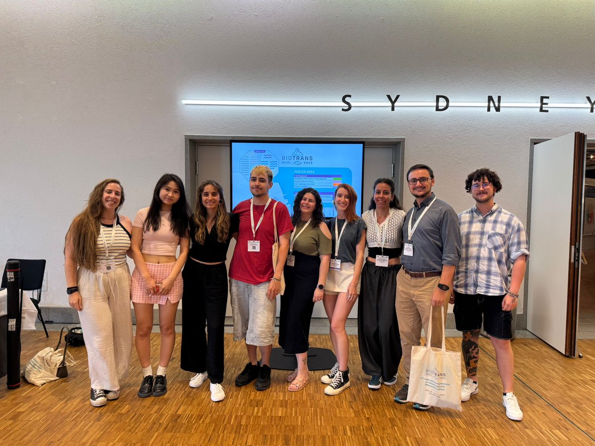 Systems Biotechnology Group (@systemsbiotech) on Twitter photo About las week... #Biotrans2025 in Basel was amazing! Our group presented 2 posters showing the work done to fight #plastic contamination. Many inspiring lectures, reunions with far-away colleagues, and new friends are ensured in this symposium!😍
#BioMachine #BIORE2AIRCRAFT About las week... #Biotrans2025 in Basel was amazing! Our group presented 2 posters showing the work done to fight #plastic contamination. Many inspiring lectures, reunions with far-away colleagues, and new friends are ensured in this symposium!😍
#BioMachine #BIORE2AIRCRAFT