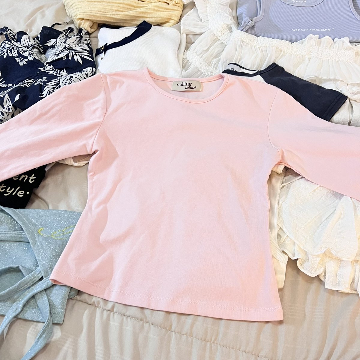 bbuknowmyline's tweet photo. 5. #callingonme long sleeve top
Freesize สี baby pink อก28-35 ยาว19
150.-
#เสื้อผ้ามือสอง #เสื้อผ้ามือสองสภาพดี #ส่งต่อเสื้อมือสอง #ส่งต่อเสื้อผ้ามือ2 #โล๊ะตู้เสื้อผ้ามือสอง #โล๊ะตู้ #ส่งต่อเสื้อผ้า https://t.co/Br1YrN7Gjw