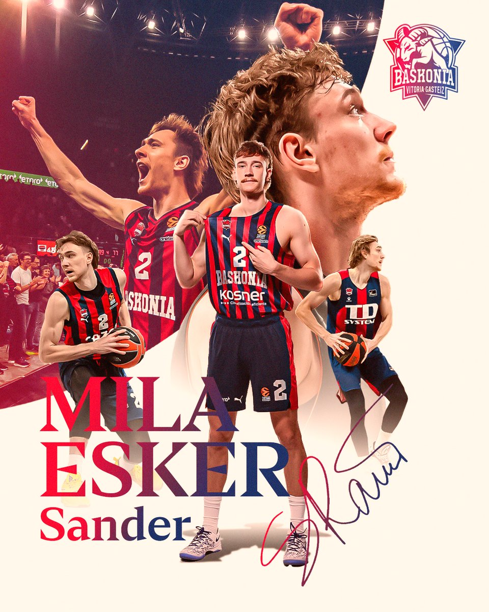 Sander Raieste pone fin a su etapa en Baskonia

El jugador estonio se despide del club tras nueve temporadas de entrega, compromiso y crecimiento en la estructura azulgrana 📎 bit.ly/3TpzwJz

Esta siempre será tu casa. Eskerrik asko, Sander!