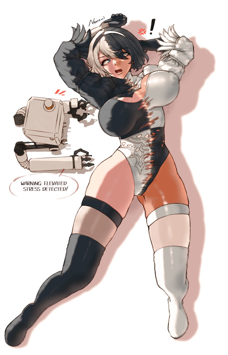 Nbaka001's tweet photo. Nier Automata 2B x 2P Commission 2 for @Floatingnut1 (⁠ ⁠ꈍ⁠ᴗ⁠ꈍ⁠) https://t.co/oBBQsjHGk7
