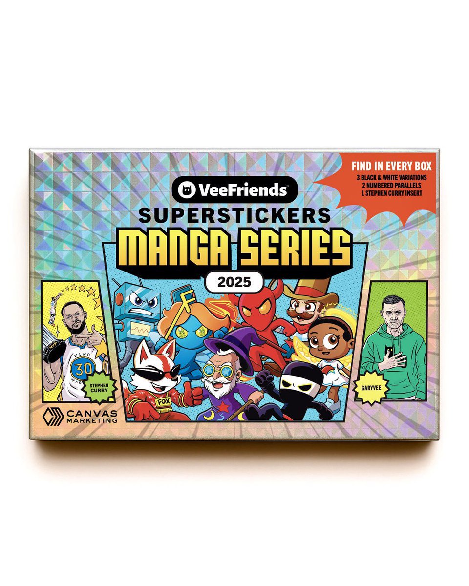 andrewvolk's tweet image. The team at @veefriends continuing to do their NFT holders right. In 24 hours, I’ve secured 18 presale Manga SuperSticker boxes on the low-low. August will be “super,” indeed.