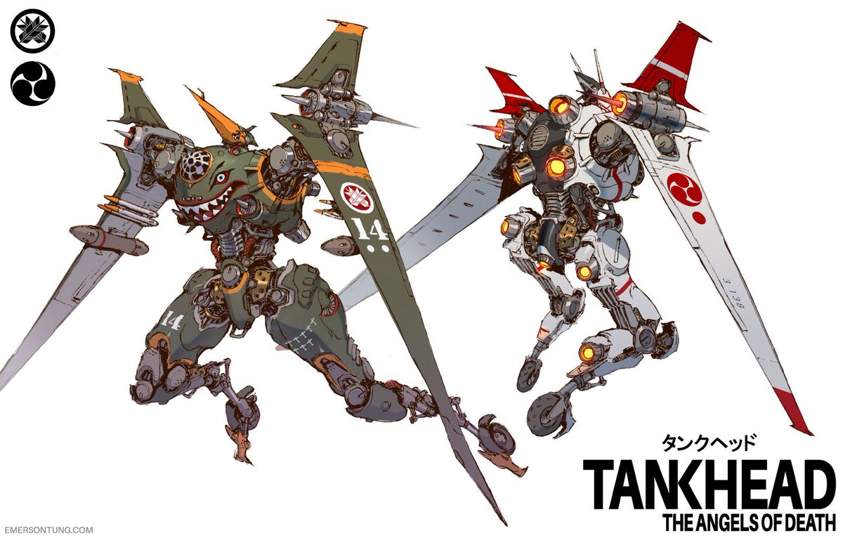 The Yamaichi Dominion did not have a mandated livery for its air force during the Neverwar. Each prefecture would paint their jetheads in different ways, and some famous (or infamous) squadrons also adopted their own signature looks.