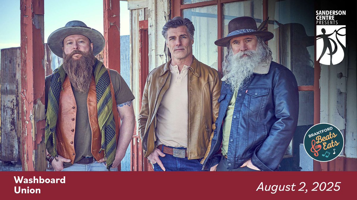 Country fans—mark your calendars! 🗓️ The Washboard Union, known for hits like “I Run On Country” and “Band On Her T-Shirt,” hits downtown Brantford on August 2, 2025 as part of the Beats &amp; Eats Festival!

Ticket available at: bit.ly/3ZHT6E9