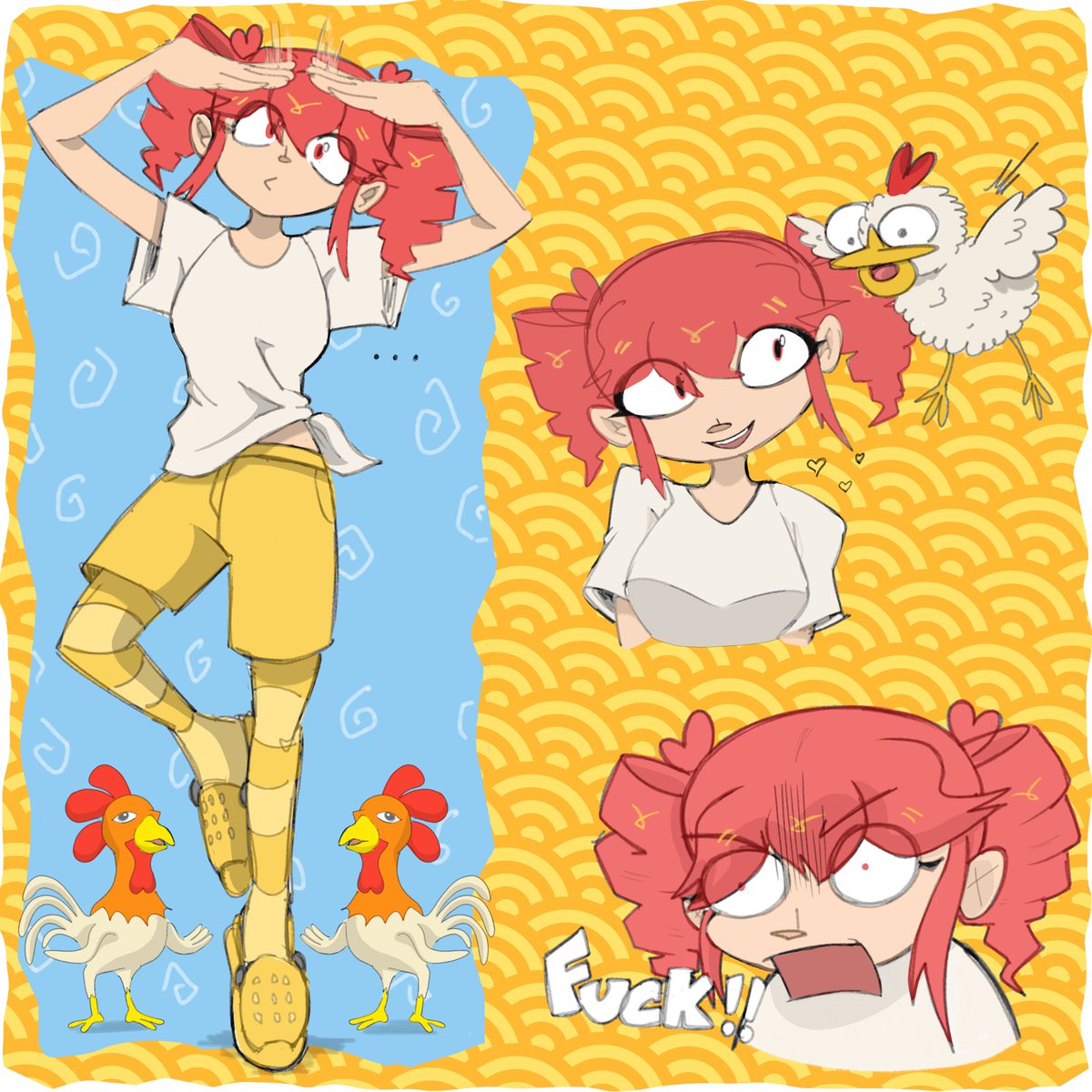 I actually cannot get birdbrain out of my head oh my goodness it's so catchy😭 So I doodled Teto :]
#KasaneTeto #重音テト #Birdbrain