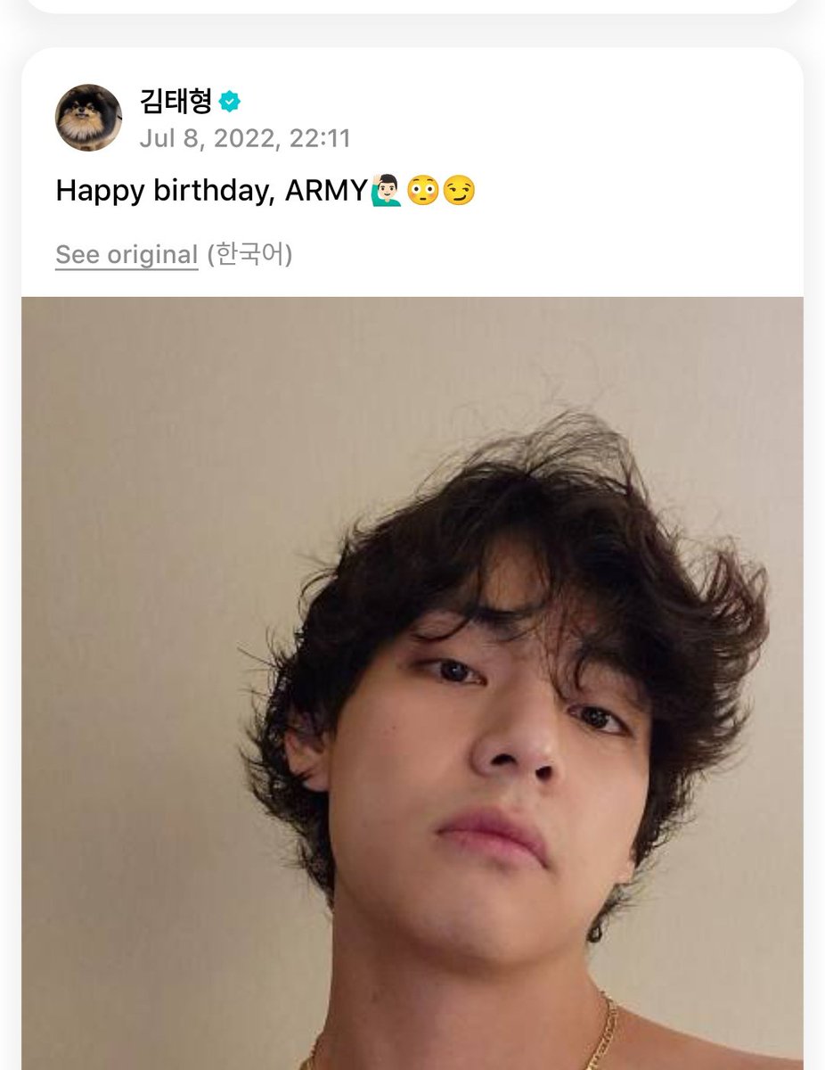 jmtokyos's tweet photo. Oi, Taehyung, hoje é o aniversário do ARMY, rsrsrsrsrsrsrsrsrs https://t.co/y3pMbhD9qS