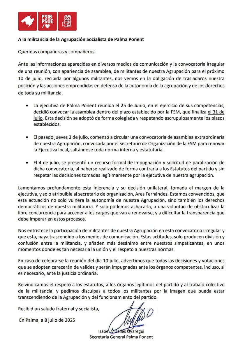 Agrupació Socialista Palma Ponent /❤️ tweet media