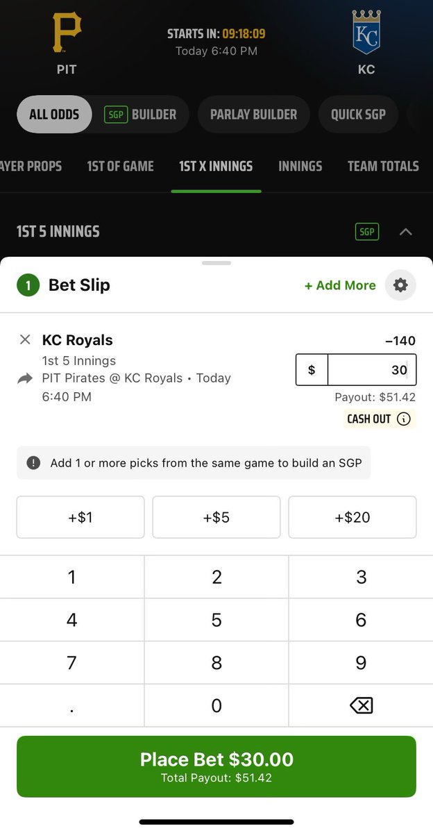 GroupGamblers's tweet image. K is on a 26-10-1 run! Look at our TL to May 16th when he was 53-51!
He continues with Royals F5 ML -140 or Royals ML -137 on #DraftKings
Todays Best Bet
T: BOS RL (85-67) 👀
K: KC F5 ML (79-61-2)
S: CHC ML (68-90-1)
B: COL RL (65-84-2) 👀
Z: TOR RL (60-71)
Out
W: (82-68-1)