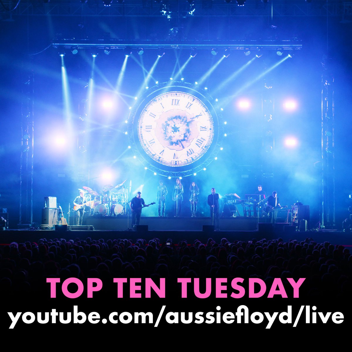 Join us tonight for Top Ten Tuesday over on YouTube! 8PM UK / 3PM ET 😎

Watch -&gt; youtube.com/aussiefloyd/li… 
Vote -&gt; ttt.aussiefloyd.com

#pinkfloyd #aussiefloyd #australianpinkfloyd