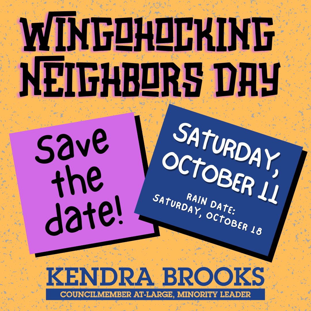 KendraPHL's tweet image. SAVE THE DATE! This year, Wingohocking Neighbors Day is Saturday, October 11 on West Wingohocking St. Come for live music, food trucks, a kids' play street, resources, and much more! If you live in Nicetown or neighboring communities (Logan, Tioga, Germantown), you’re invited!
