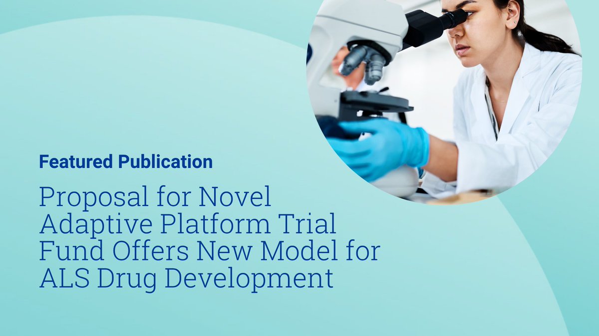 MGBResearchNews's tweet image. In a new @PLOSONE publication, researchers from The Healey Center at @MassGeneralNews and colleagues proposal for novel adaptive platform trial fund offers a new model for #ALS drug development.
Read more: massgeneralbrigham.org/en/about/newsr… journals.plos.org/plosone/articl…