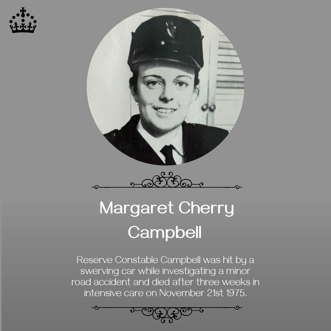 cabinetofficeuk's tweet image. Today, we remember Margaret Cherry Campbell, who tragically lost her life while on duty.
Forty-nine years on, her family has been awarded an Elizabeth Emblem to recognise her dedication to the Police Service as a Reserve Constable.
Learn more: gov.uk/government/new…