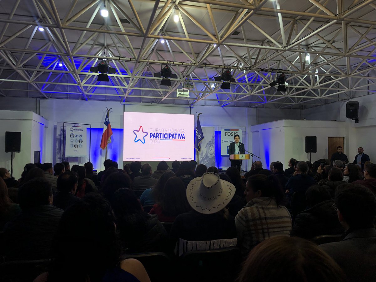 🎥 Sigue en vivo la Cuenta Pública Participativa 2025 del FOSIS ☝🏼y conoce los principales avances del servicio y desafíos de este periodo. 

EN VIVO 👉🏼 youtube.com/live/Zs92S9ypo…