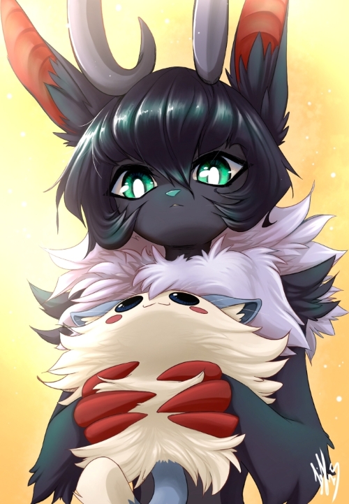 Hold Swee gently like a burgur. No eat though!   #Palworld #loupmoon #swee