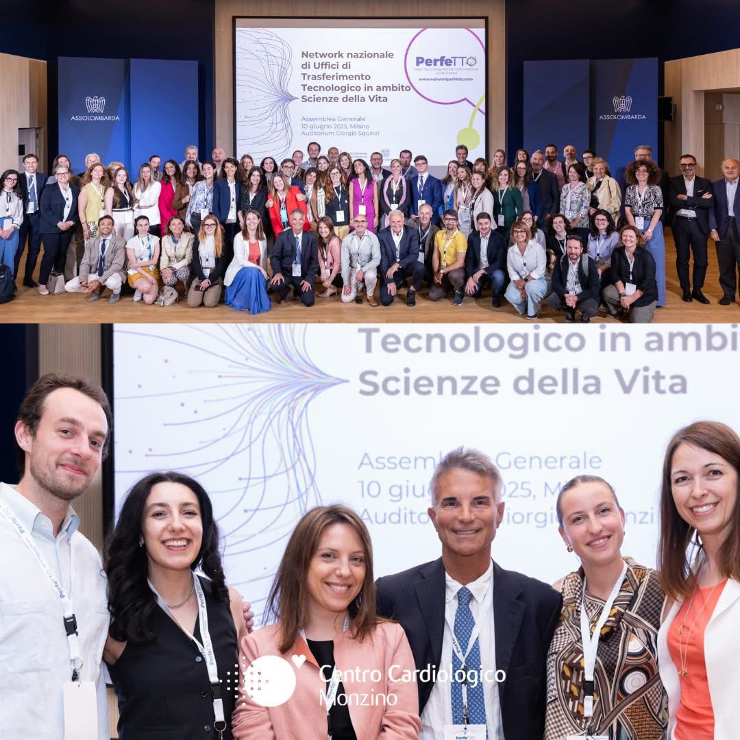 A giugno si è tenuta la quarta Assemblea Generale del Network PerfeTTO, con il Prof. Pompilio come Responsabile Scientifico. Il Monzino ha un ruolo strategico nel progetto, sostenuto dal Ministero della Salute, per accelerare il passaggio dalla ricerca al paziente.❤️