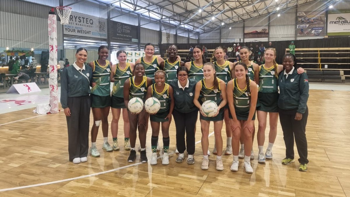 Netball_SA's tweet photo. 💥 3-from-3!
Team South Africa 🇿🇦 defeat Malawi 🇲🇼 48–29 to top Group A and advance to the semis at the Region 5 Youth Games! 🔥

📊 Quarter scores: 10–6 | 23–14 | 40–20 | FT: 48–29
📅 Semi-Final: Thu 9 July | Time TBA

#TeamSA #ForMyCountry #Region5Games #NetballFamily https://t.co/ZZrLpcZ9M3
