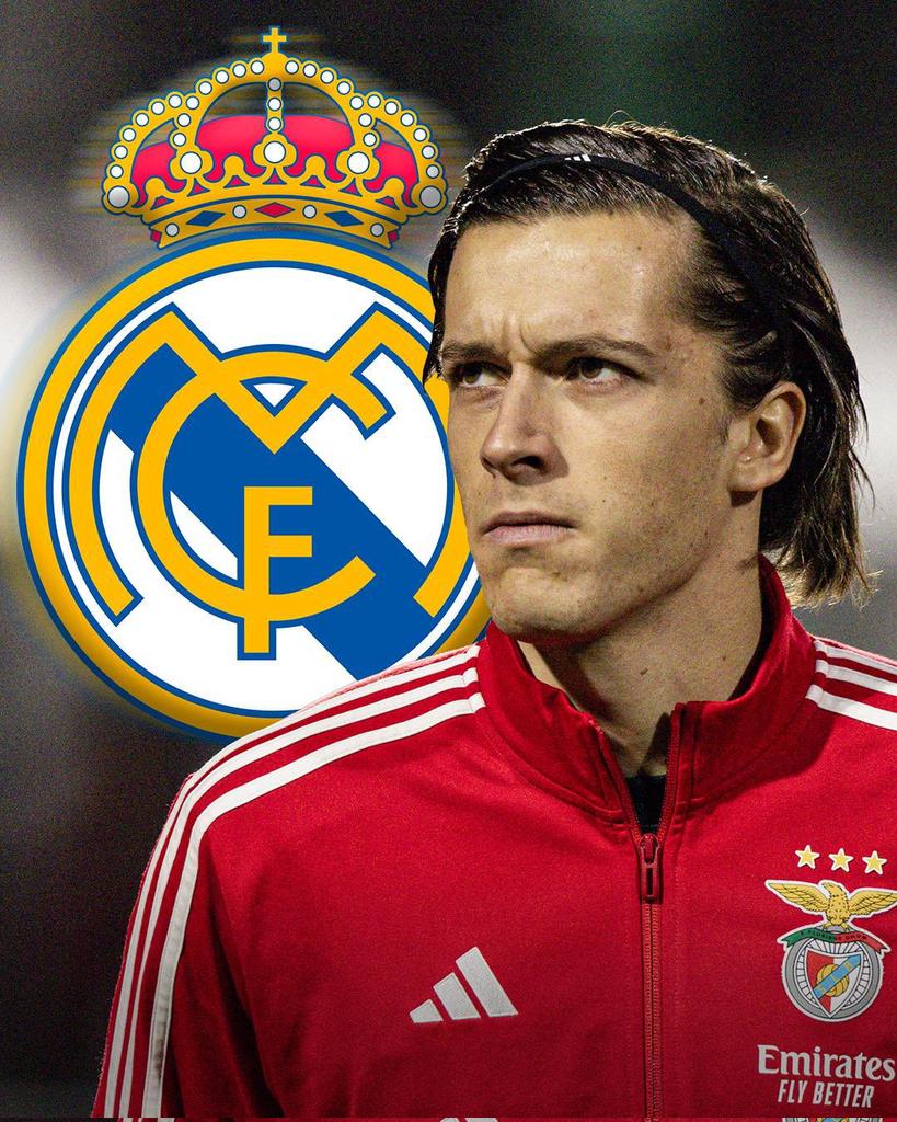 Spacemaxx's tweet image. ⚪️ Real Madrid and Benfica are now closing in on the agreement for Álvaro Carreras!

Negotiations very advanced as Álvaro only wants Real Madrid, personal terms are sealed since June.

The deal can be formally closed after the FIFA Club World Cup. Almost there. ⏳🇪🇸