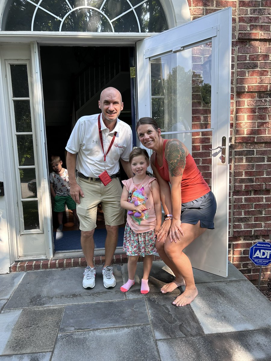 Started our KG visits today, meeting our incoming Bobcats!
