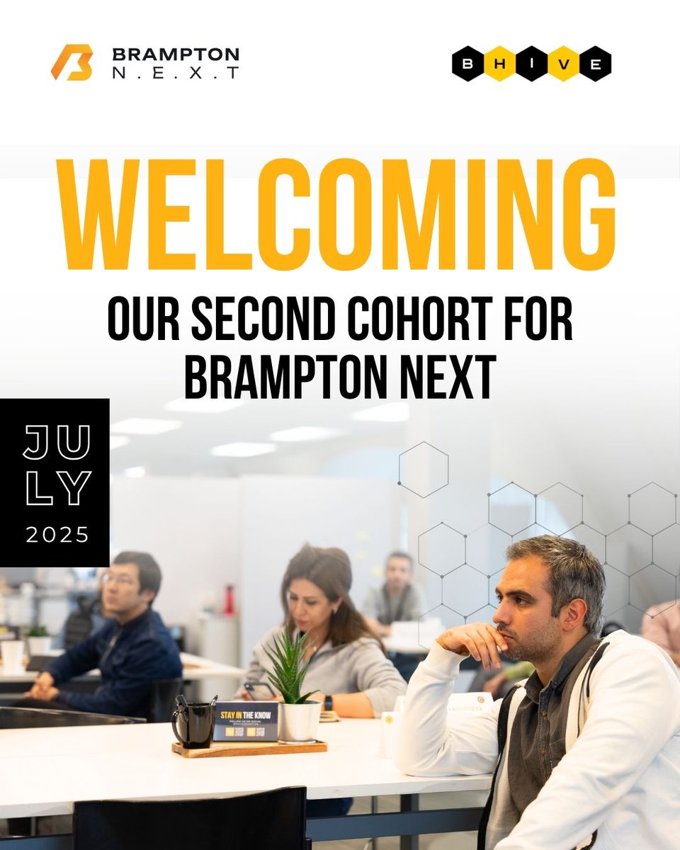 Today’s the day! 🎉

We’re welcoming 30+ global founders to Brampton NEXT! Innovators building real solutions across tech, clean energy, mobility, and more.

Over 14 weeks, they’ll dive deep into Canada’s startup ecosystem and launch their next big chapter. #GlobalStartups