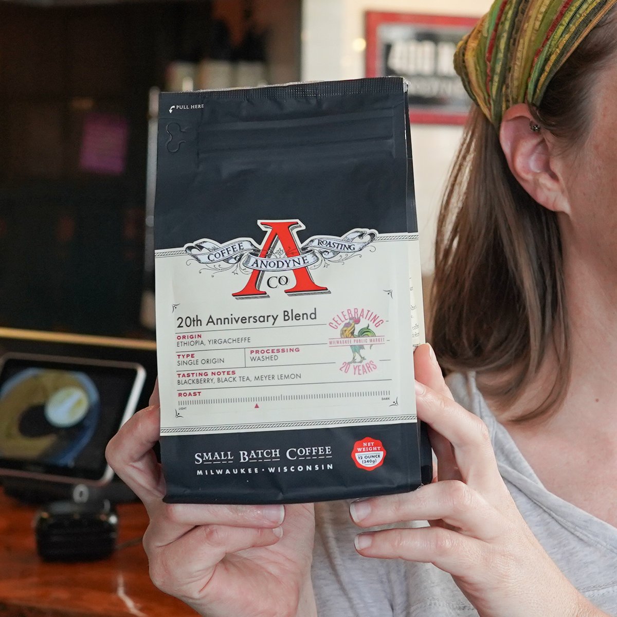 JUST IN ➡️ Anodyne Coffee has releaed a 20th Anniversary Blend to celebrate @mkepublicmarket's milestone anniversary.