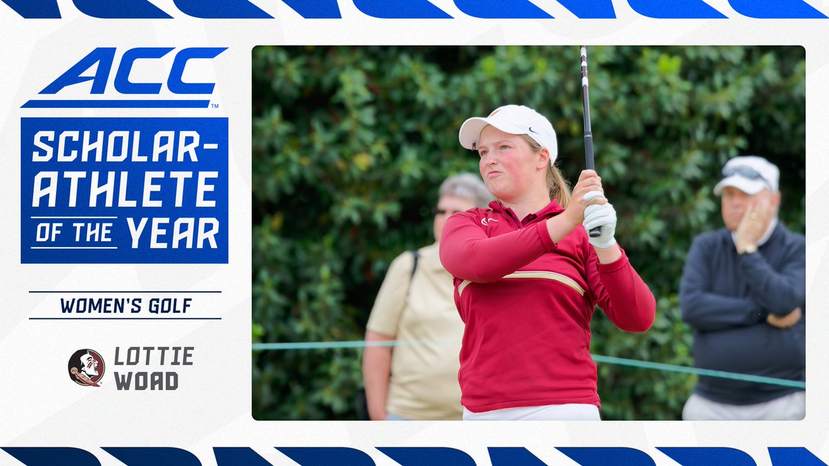 theACC's tweet image. 𝐒𝐂𝐇𝐎𝐋𝐀𝐑-𝐀𝐓𝐇𝐋𝐄𝐓𝐄 𝐎𝐅 𝐓𝐇𝐄 𝐘𝐄𝐀𝐑 ⛳️
Lottie Woad, @FSUGolf
🔗 theacc.co/25wgolfallacad