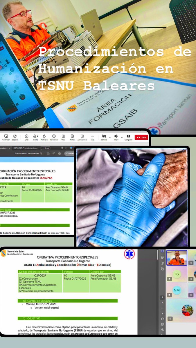 Nous procediments i Codis d'Humanització en TSNU <a href="/GSAIB_Balears/">GSAIB</a> 

ACUD-E TSNU
ESAD/PCA TSNU

🏠👩‍🦽🚑🏥👩‍🦽🚑🏡