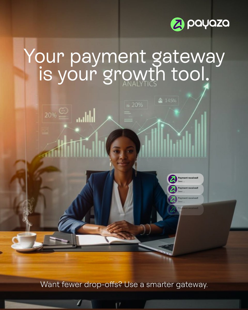 PayazaGhana's tweet image. Smarter gateways build smarter businesses.

With Payaza, you’re not just collecting payments, you’re scaling with precision.

Join thousands growing with Payaza today!

#PayazaGhana #SmarterPayments #FintechGrowth  #DigitalPayments #PaymentGateway