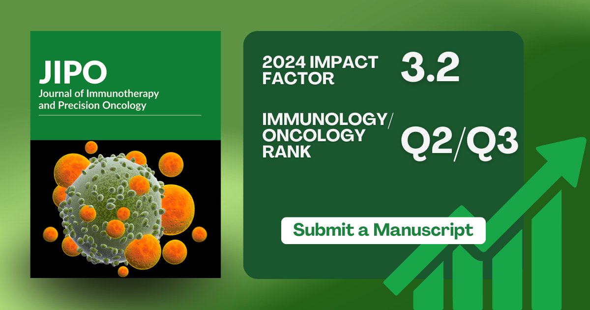 JIPO Editors (@jipoeditors) on Twitter photo #JIPO received its 1st official #impactfactor = 3.2!
Immunology/Oncology Rank: Q2/Q3
We thank everyone who contributed to this achievement!
<a href="/ANaingMD/">Aung Naing</a> <a href="/InnoJournals/">Innovations Journals</a> <a href="/OncologyNetwork/">Innovative Oncology Network</a> <a href="/jibranahmed1/">Jibran Ahmed</a> <a href="/MekhailYN/">Yostena Mekhail, MD, PhD</a> @mderbalamd <a href="/HafezMaria/">Maria Hafez</a> <a href="/CarlosTorradoMD/">Carlos Torrado</a> <a href="/SewantiLimaye/">Sewanti Limaye ๐ฎ๐ณ๐บ๐ธ</a> <a href="/weoncologists/">Gil Morgan, MD</a> #JIPO received its 1st official #impactfactor = 3.2!
Immunology/Oncology Rank: Q2/Q3
We thank everyone who contributed to this achievement!
<a href="/ANaingMD/">Aung Naing</a> <a href="/InnoJournals/">Innovations Journals</a> <a href="/OncologyNetwork/">Innovative Oncology Network</a> <a href="/jibranahmed1/">Jibran Ahmed</a> <a href="/MekhailYN/">Yostena Mekhail, MD, PhD</a> @mderbalamd <a href="/HafezMaria/">Maria Hafez</a> <a href="/CarlosTorradoMD/">Carlos Torrado</a> <a href="/SewantiLimaye/">Sewanti Limaye ๐ฎ๐ณ๐บ๐ธ</a> <a href="/weoncologists/">Gil Morgan, MD</a>